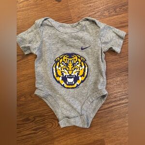 Nike Gray LSU Bodysuit